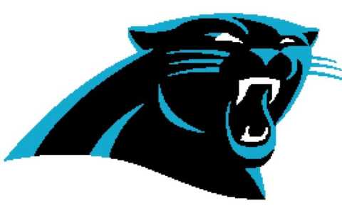 Carolina Panthers New Logo Tunisian Simple Stitch Crochet Afghan Graph ...